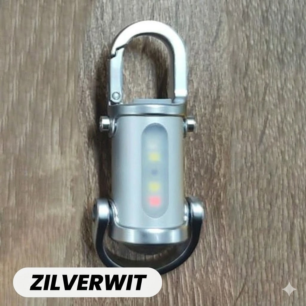 Super Heldere Mini Sleutelhanger Zaklamp Waterdicht