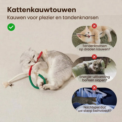 Kauwtouwspeelgoed voor Katten