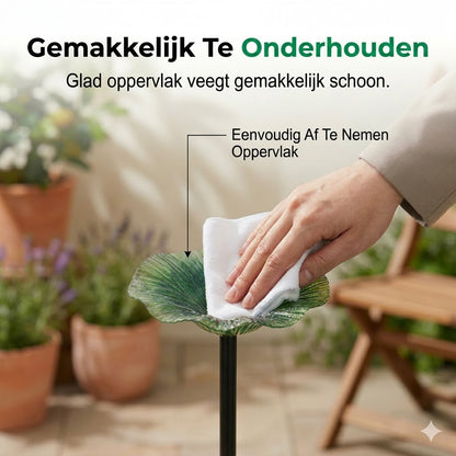 Kleurrijke Vogelvoederbak voor in de Tuin