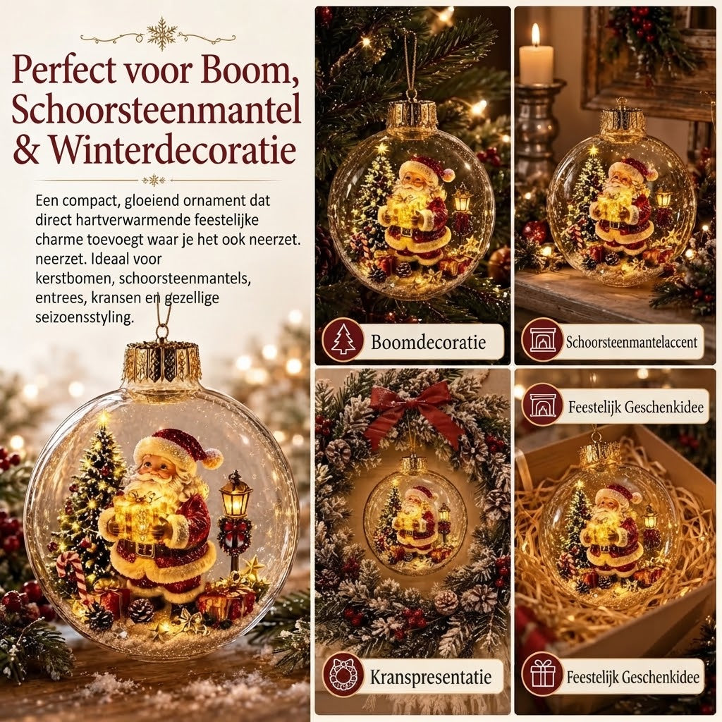 VinterMagi verlichte miniatuur kerstdecoratie