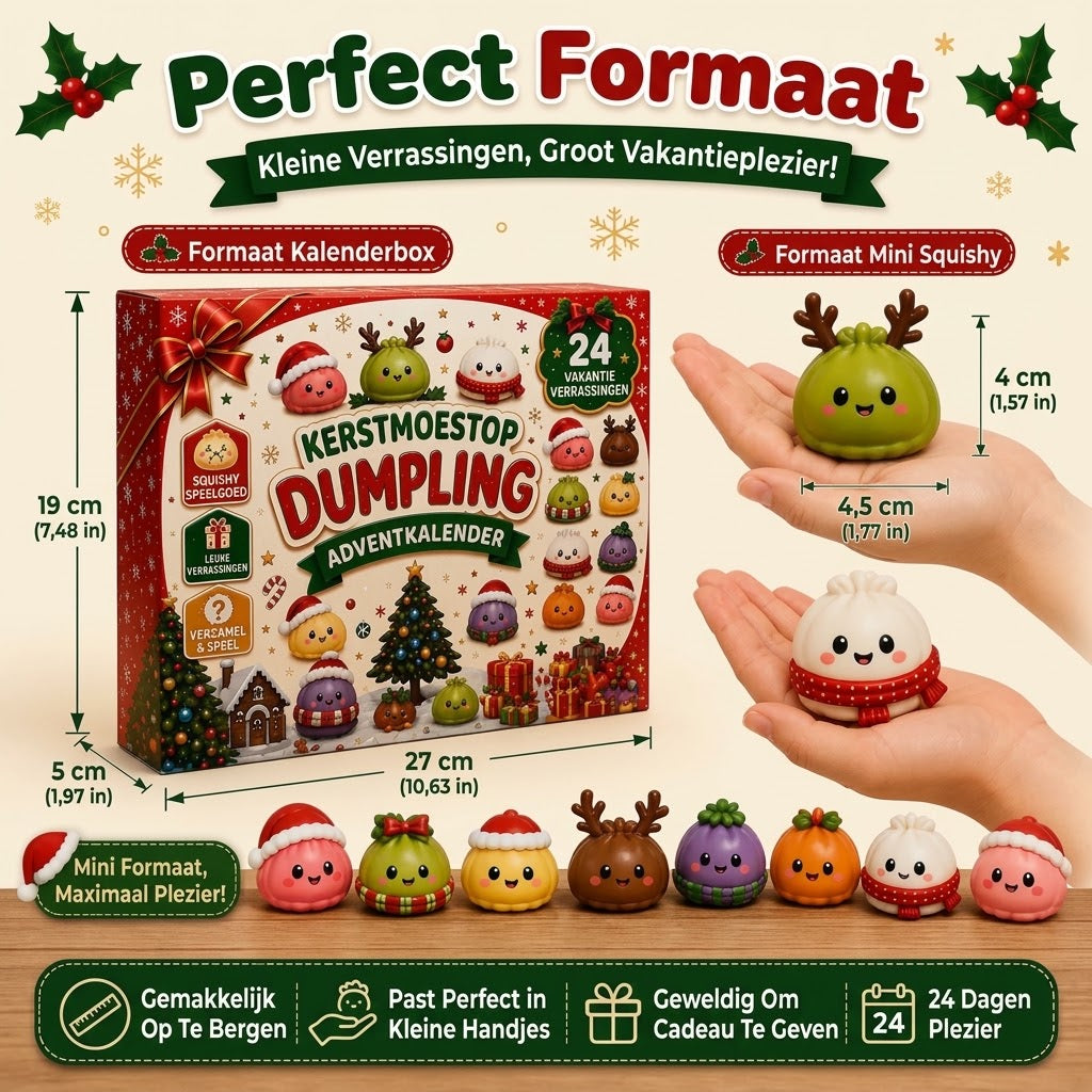 Dumpling squishy adventskalender