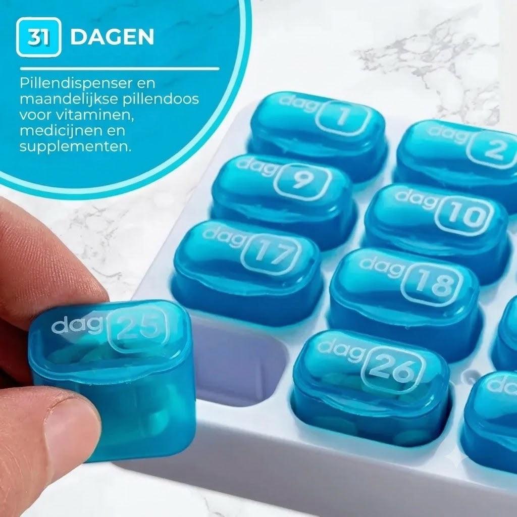 Pillendoos voor 31 Dagen