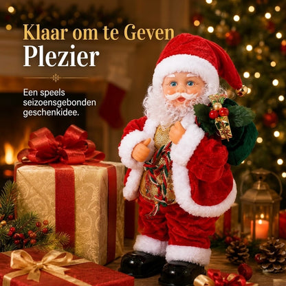 Dansende kerstman met muziek