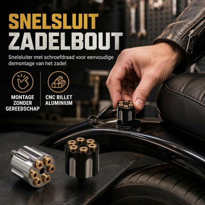 CNC motorzadelbout met snelsluiting 6 mm