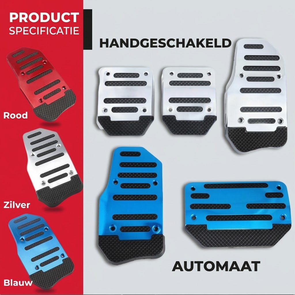 Antislip voetsteunen voor auto