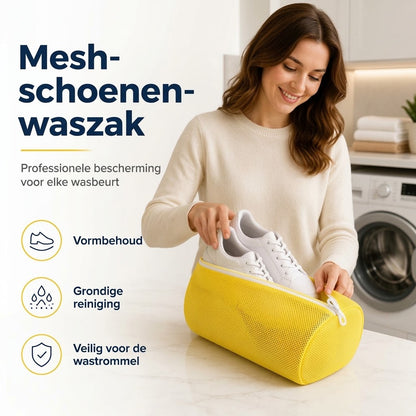 Mesh schoenwaszak voor wasmachine