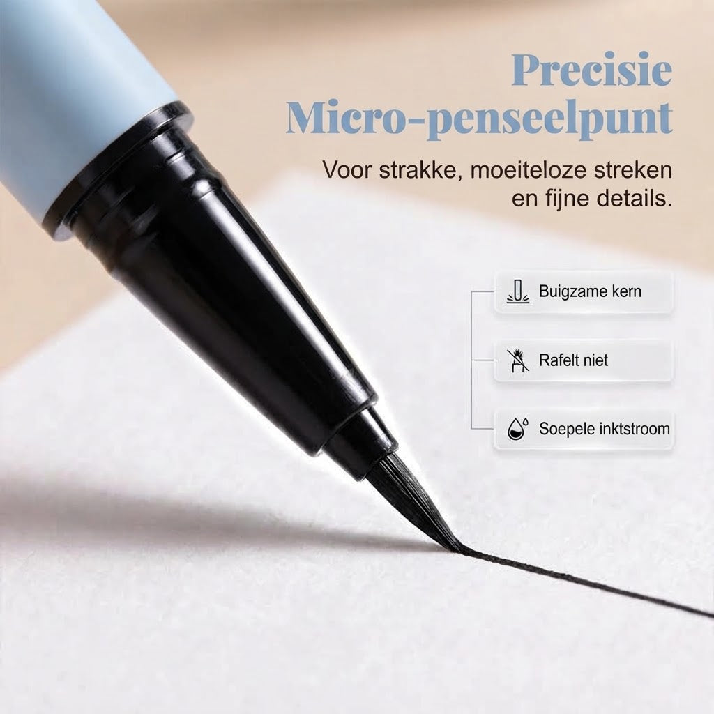 Waterproof eyeliner pen voor nauwkeurige lijnen