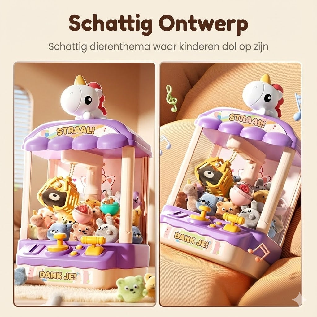 Schattige Dieren Klauwmachine voor Kinderen