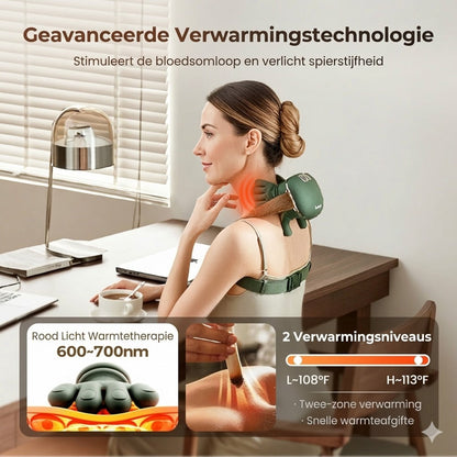De beste draagbare nekmassager – 3 keer meer ontspanning!