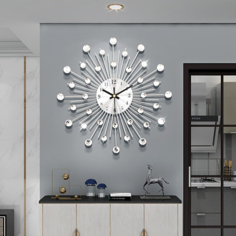 Stijlvolle Strass-Wandklok