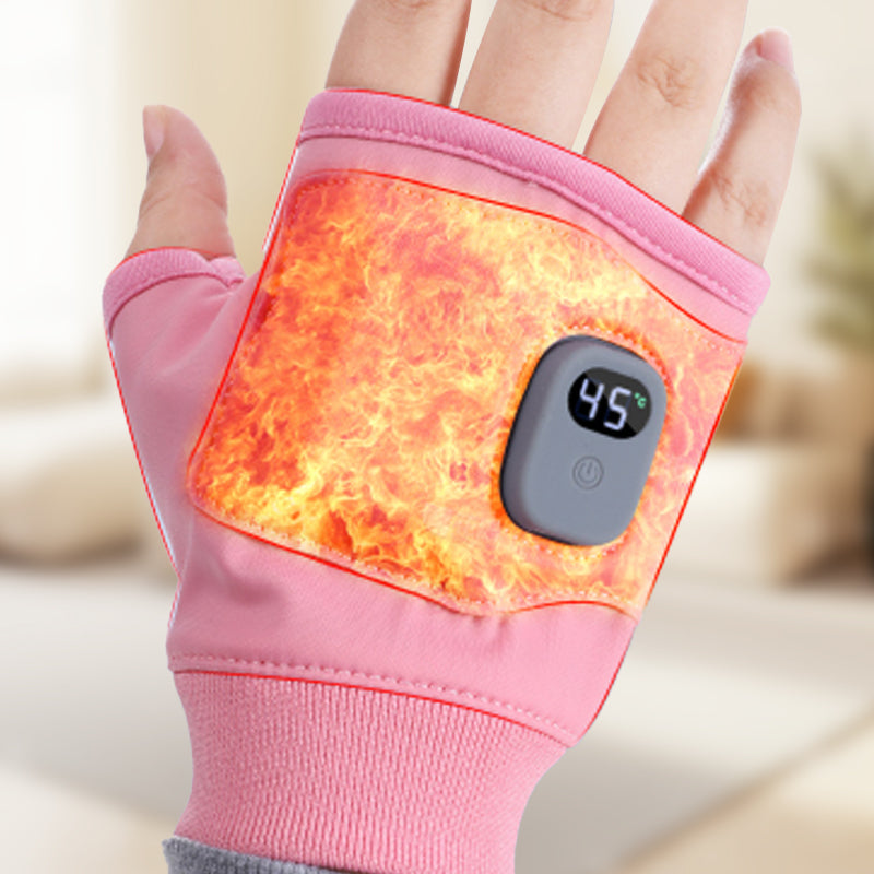 Slimme thermostatische verwarmde vingerloze handschoenen