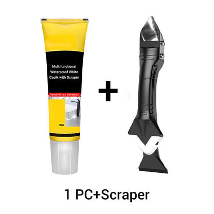 Multifunctionele Waterdichte Witte Kit met Schraper（Met schraper）
