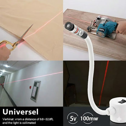Lampe de positionnement magnétique pour machine à coudre