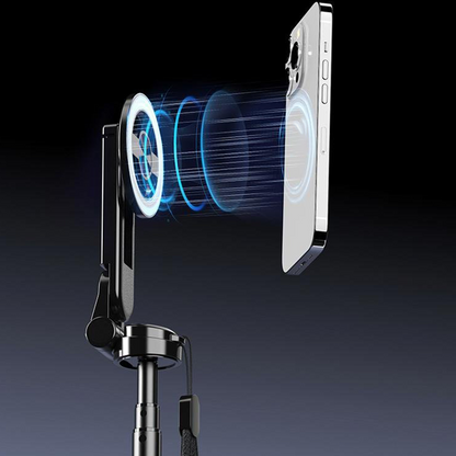 4-in-1 Magnetische Selfiestick met 360° Rotatie