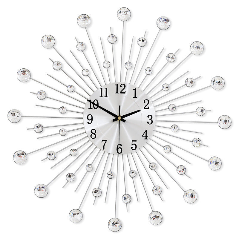 Stijlvolle Strass-Wandklok