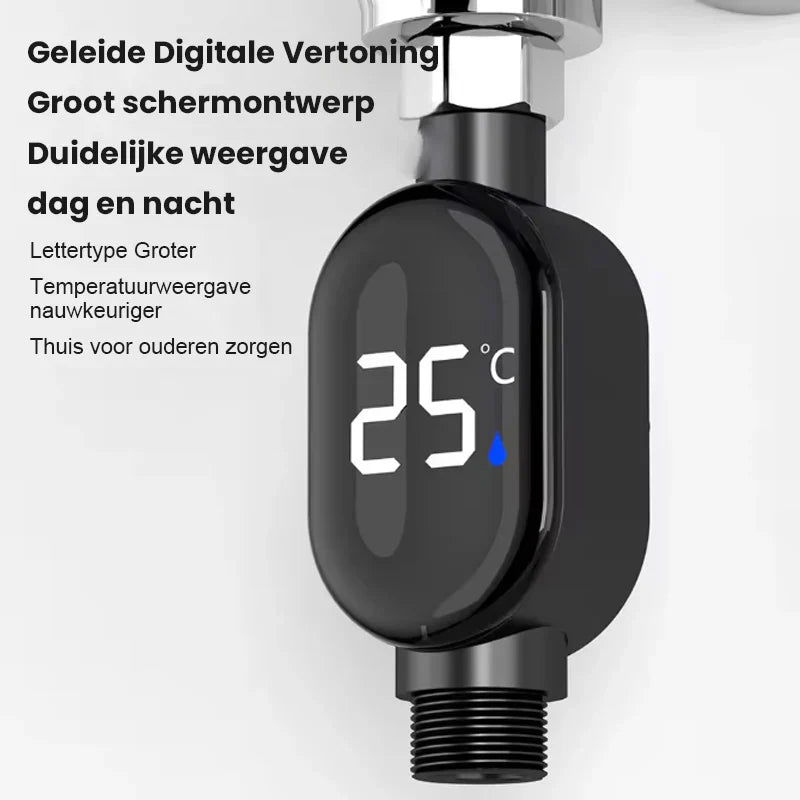 Slimme Douche Temperatuurweergave