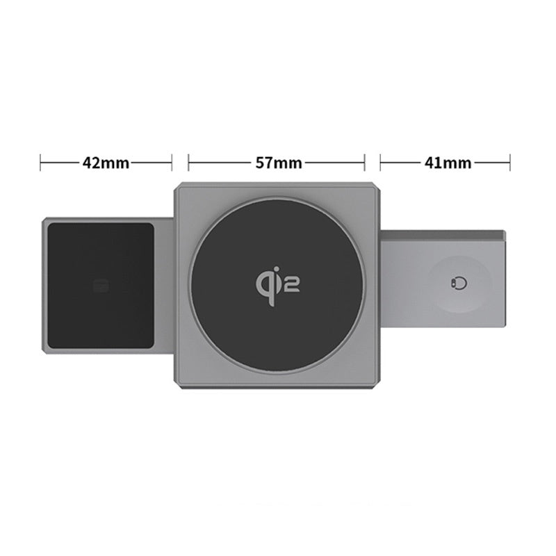 3-in-1 opvouwbaar magnetisch draadloos laadstation