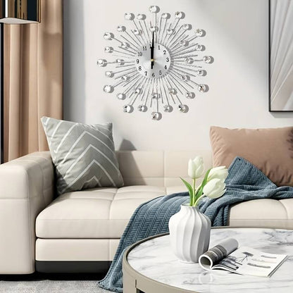 Stijlvolle Strass-Wandklok