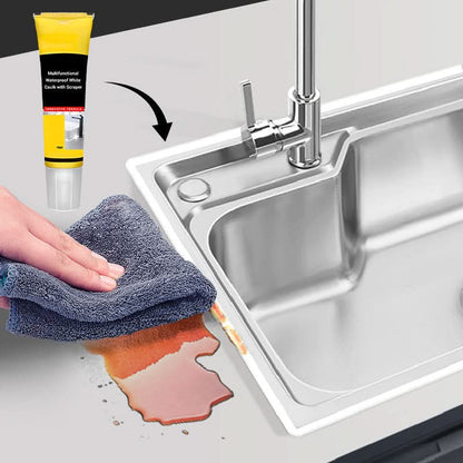 Multifunctionele Waterdichte Witte Kit met Schraper（Met schraper）