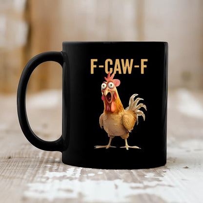 F-Caw-F grappige kippenmok