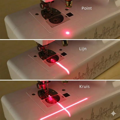 Lampe de positionnement magnétique pour machine à coudre