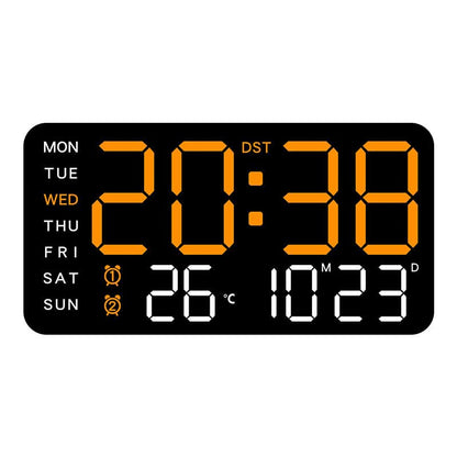 Multifunctionele decoratieve LED digitale wandklok
