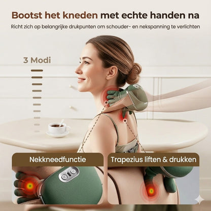 De beste draagbare nekmassager – 3 keer meer ontspanning!