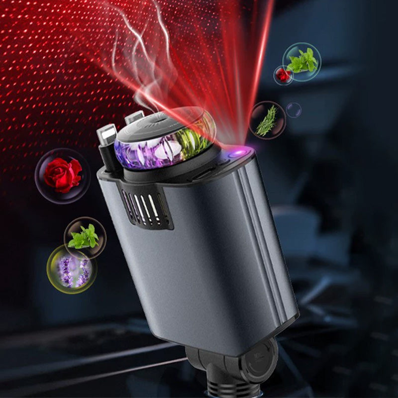 5 in 1 Oplader met Aromadiffuser en Sterrenhemel