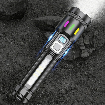 Afstand-Zoom Digitale Display LED Zaklamp