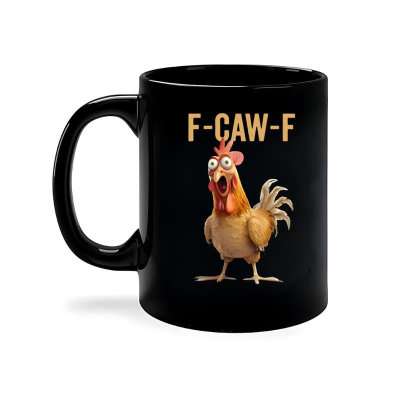 F-Caw-F grappige kippenmok