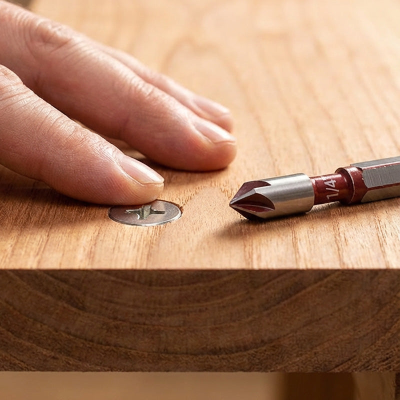 Verzinkboren voor houtbewerking