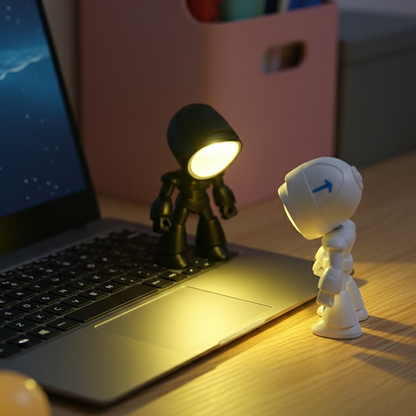 Mini creatieve robot tafellamp