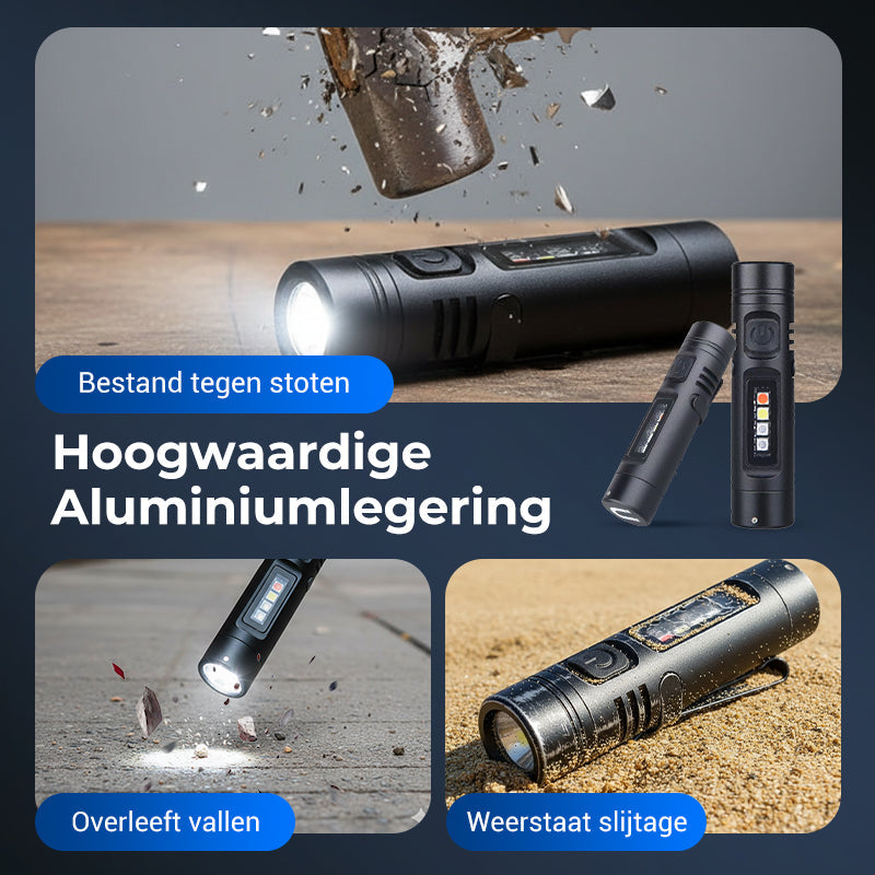 Multifunctionele Mini Zaklamp van Aluminiumlegering