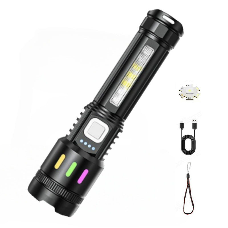 Afstand-Zoom Digitale Display LED Zaklamp