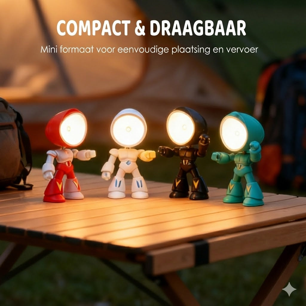 Mini creatieve robot tafellamp