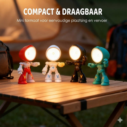 Mini creatieve robot tafellamp