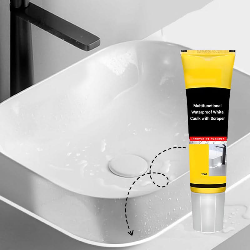 Multifunctionele Waterdichte Witte Kit met Schraper（Met schraper）