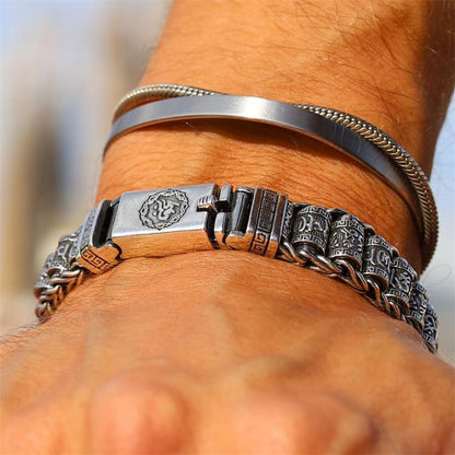 Tibetaans gebedswiel armband – 925 sterling zilver