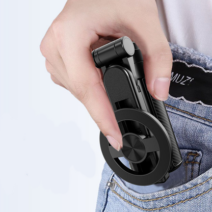 4-in-1 Magnetische Selfiestick met 360° Rotatie