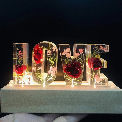 Handgemaakte Bloemenharsletters LED