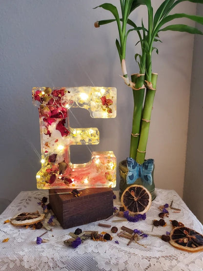 Handgemaakte Bloemenharsletters LED