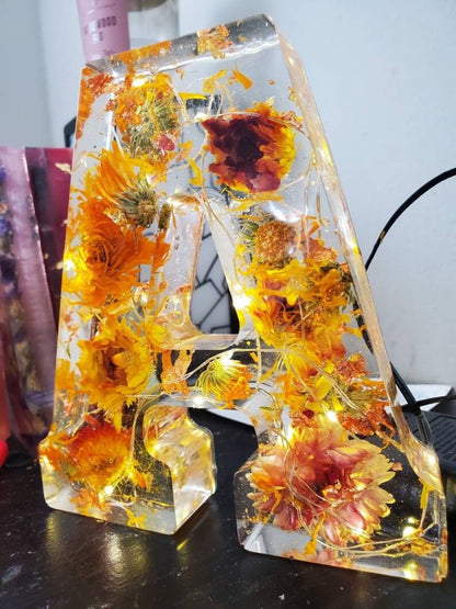 Handgemaakte Bloemenharsletters LED