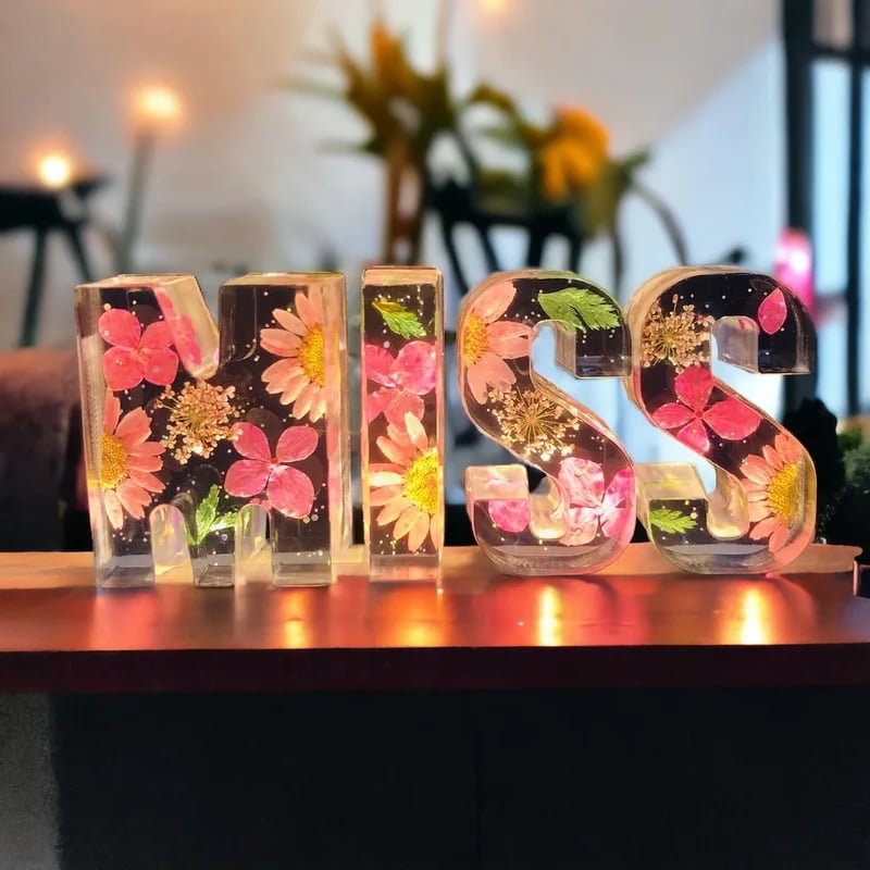 Handgemaakte Bloemenharsletters LED