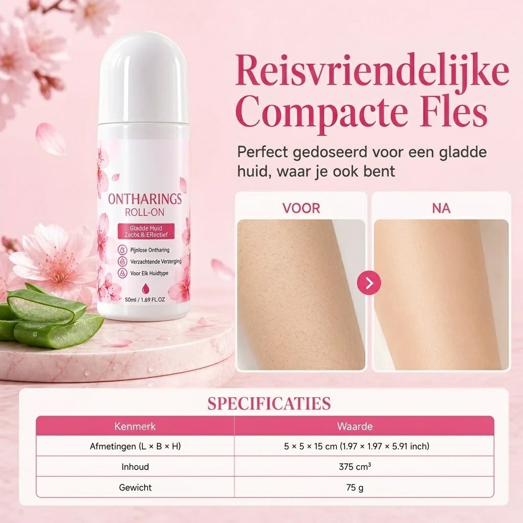 Roll on ontharingsgel met kersenbloesem