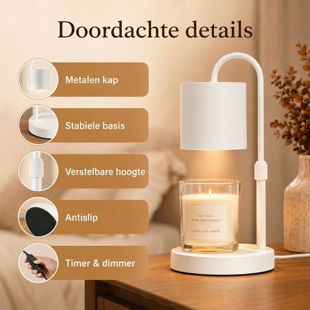 Candle Warmer Lamp kaarswarmer zonder open vlam