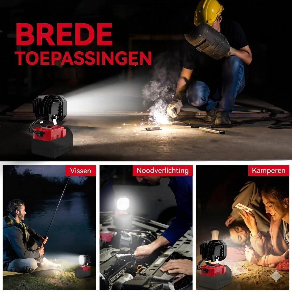 40W draagbare 6000LM LED-werklamp