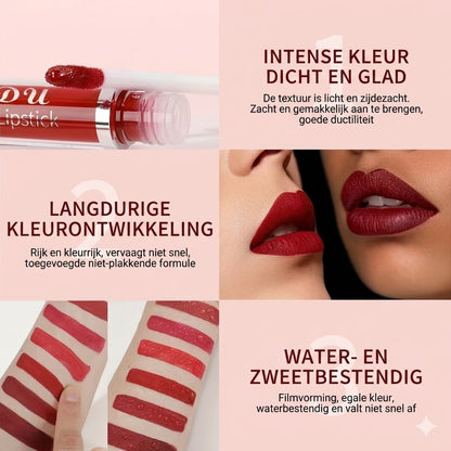 10 Stuks matte, waterdichte en langhoudende lipgloss