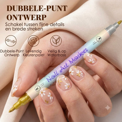 Deze dual-tip pennen maken van jouw nagels een kunstwerk