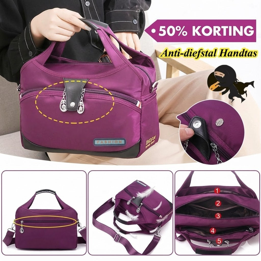 Modebewuste Anti-diefstal Schoudertas
