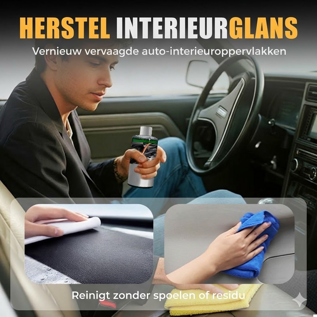 Instant Shine & Protection auto-interieurpolijstmachine